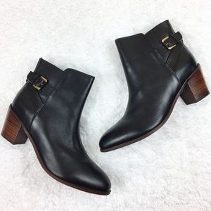 Sam Edelman Marlene Black Ankle Boots 10
